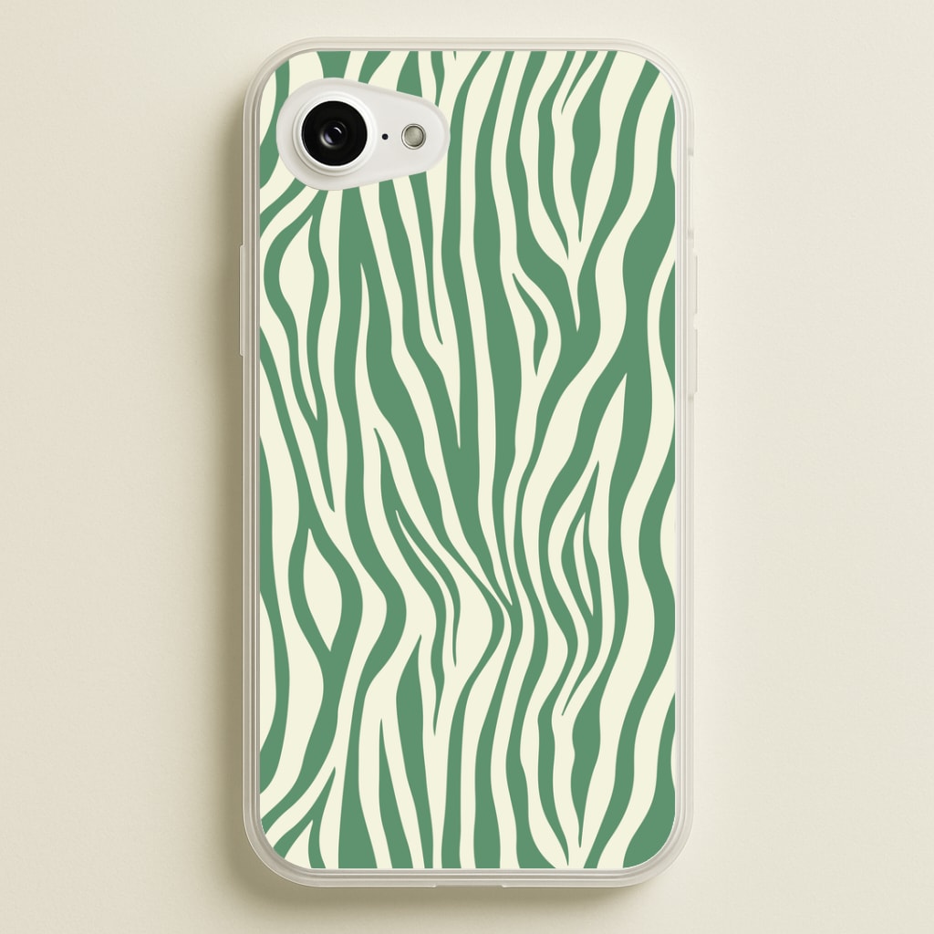 Green Zebra - Animal Patterns Phone Case