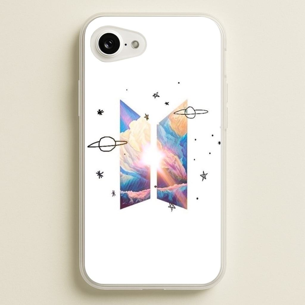 Space K-Pop Band Logo Phone Case