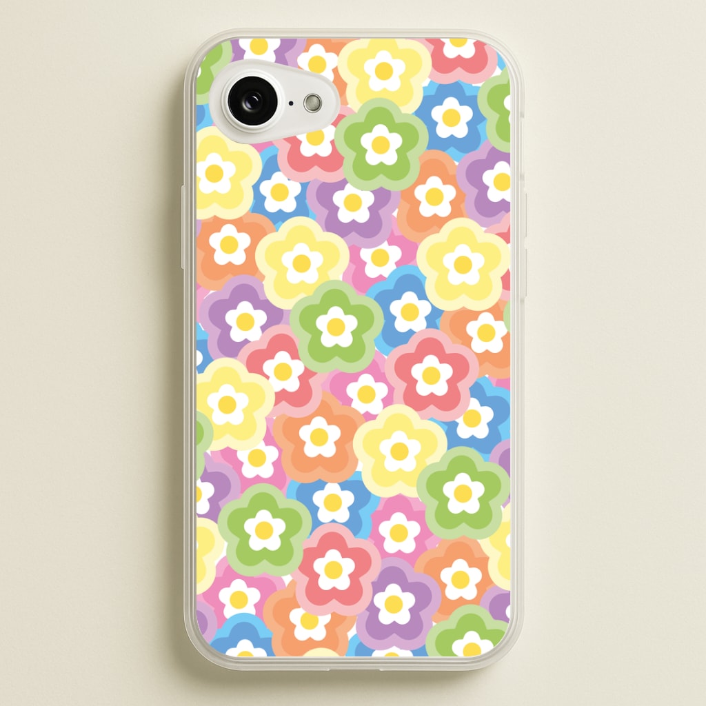 Psychedelic Flowers - Floral Patterns Phone Case