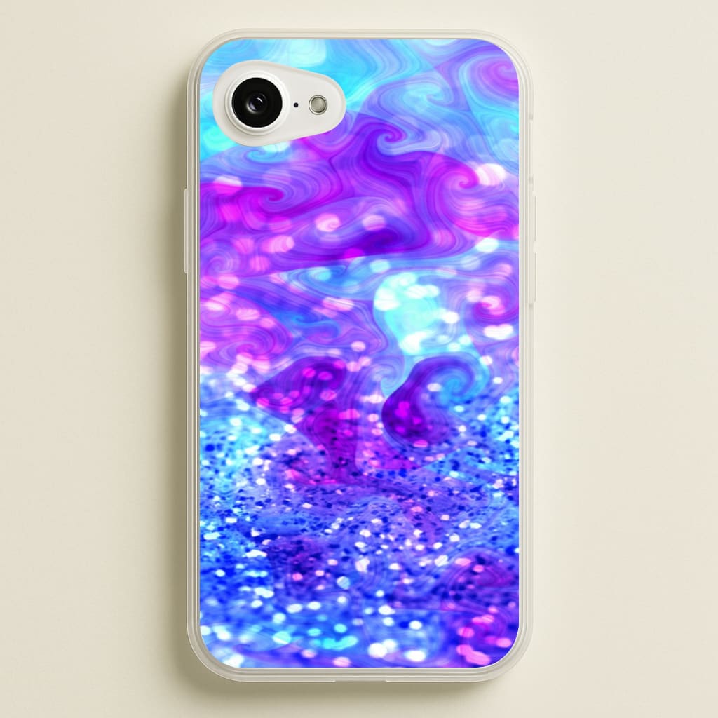 Glitter Swirl, Tumblr Stlye Phone Case