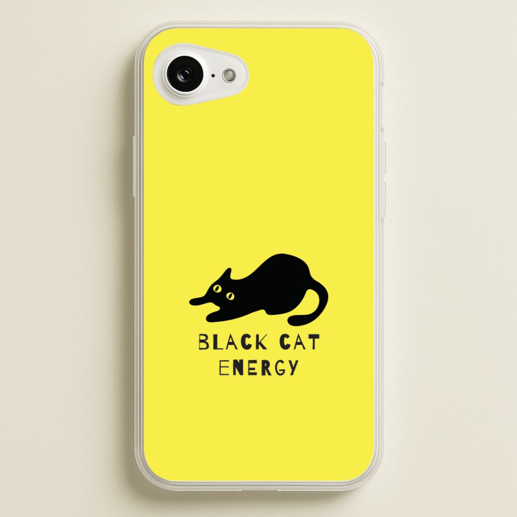 Black Cat Energy Phone Case