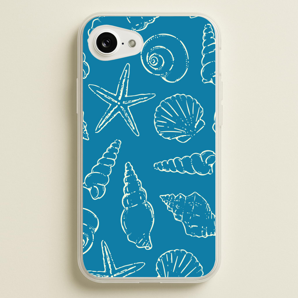Sketched Shells Pattern Phone Case