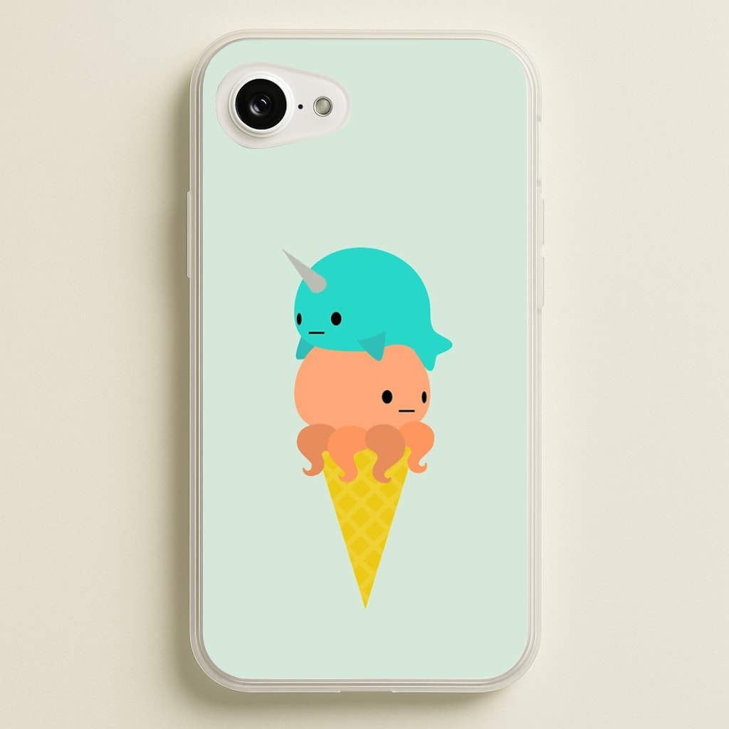 Narwhal Octopus Ice Cream Phone Case