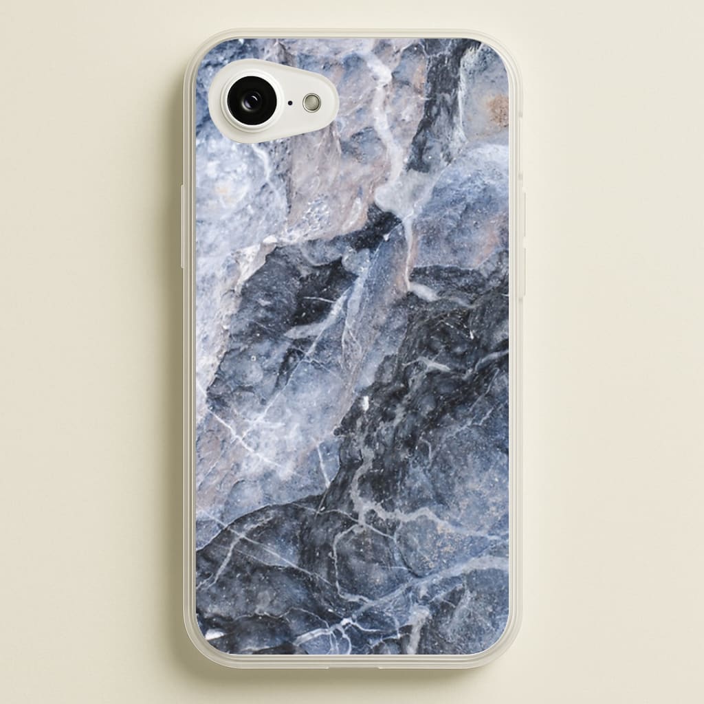 Grey and White Marble Phone Case