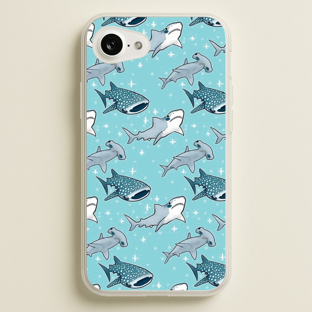 Shark Pattern Phone Case