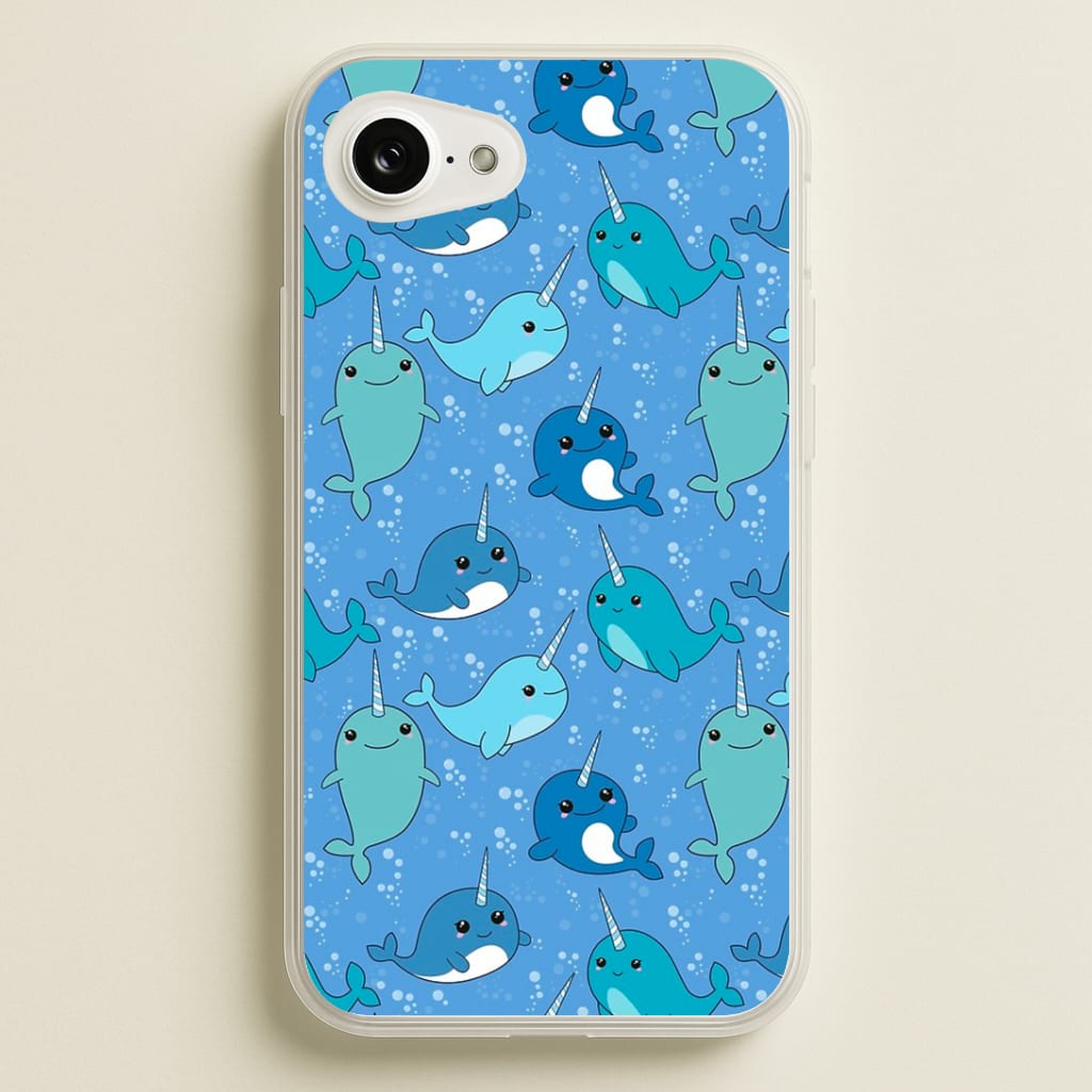Narwhal Pattern Phone Case