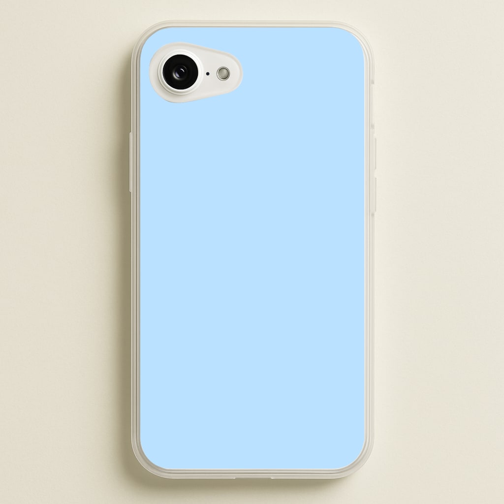 Back To Casics - Pretty Pastels - Plain Blue Phone Case