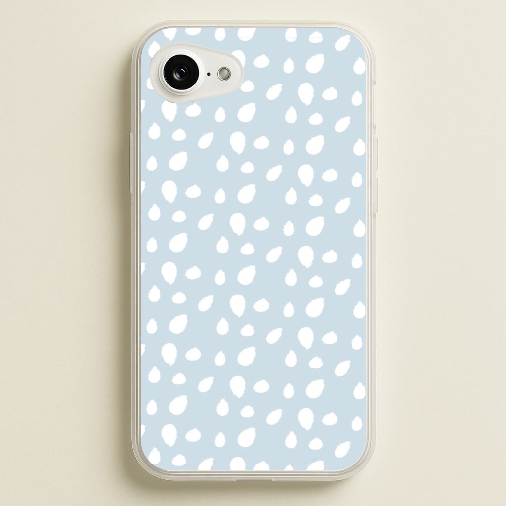 Pastel Blue Dots Phone Case
