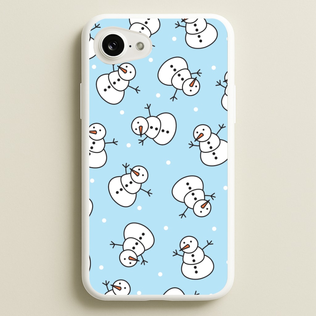 Cartoon Snowmen Pattern Phone Case