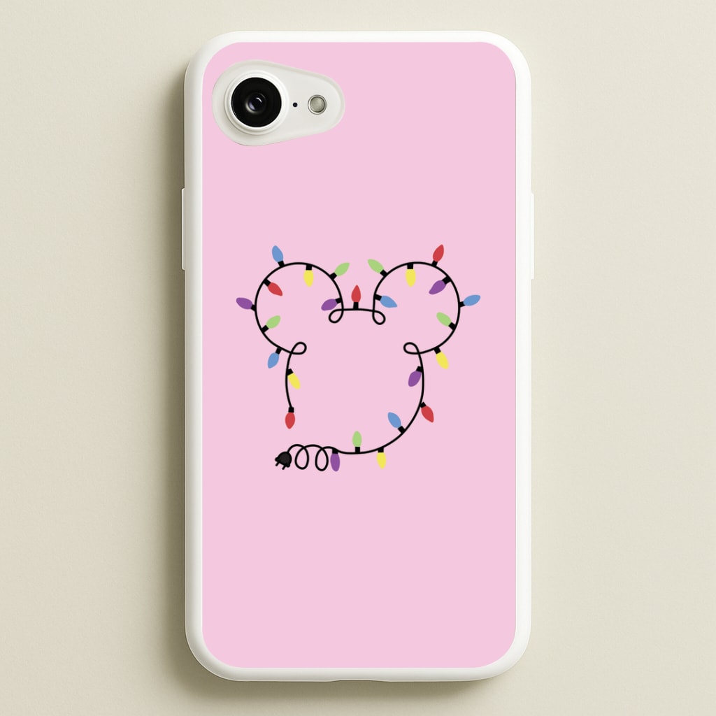 Mouse Christmas Lights Christmas Phone Case