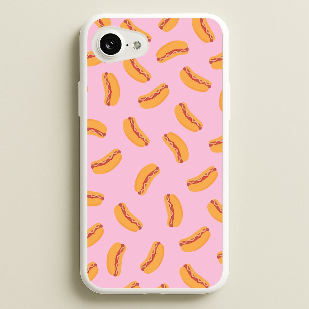 Hot Dogs - Fast Food Patterns Phone Case