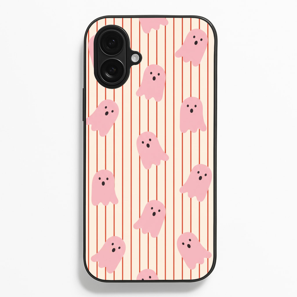 Candy Stripe Ghosts - Vanilla Phone Case