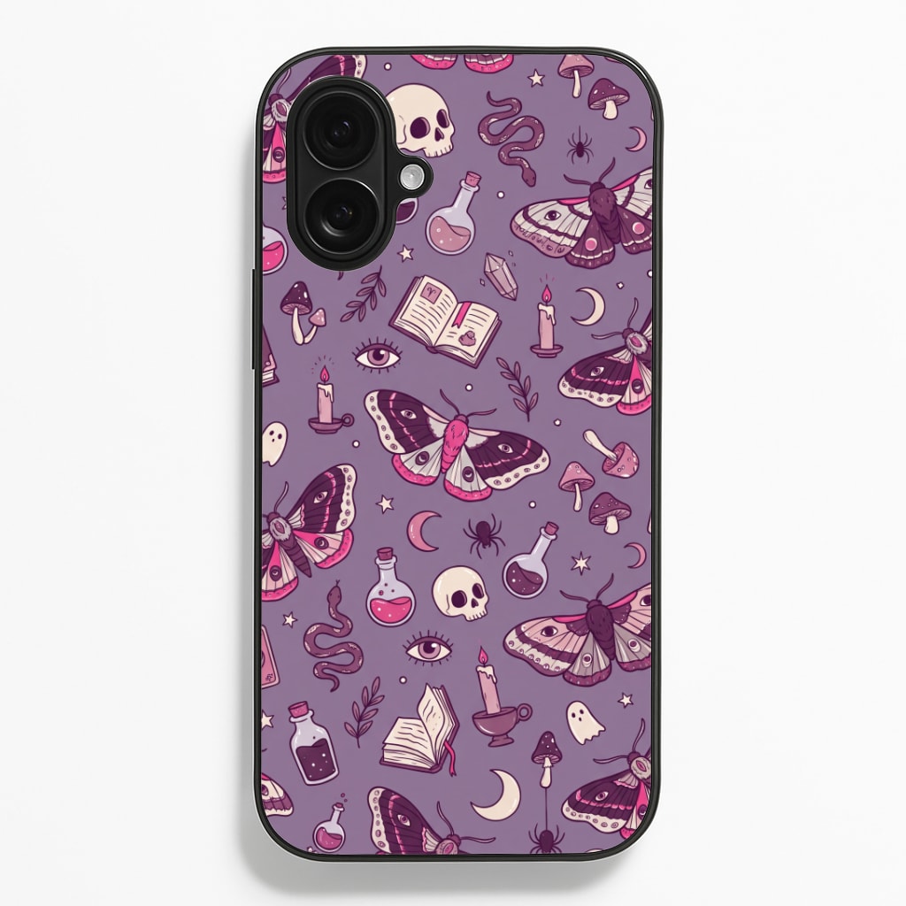 Purple Witchy Doodles Phone Case