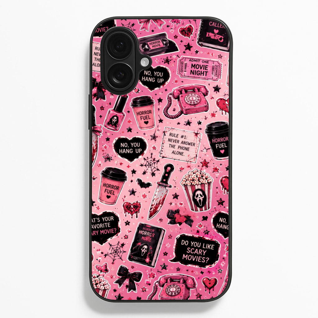 Horror Movie Pink Pattern Phone Case