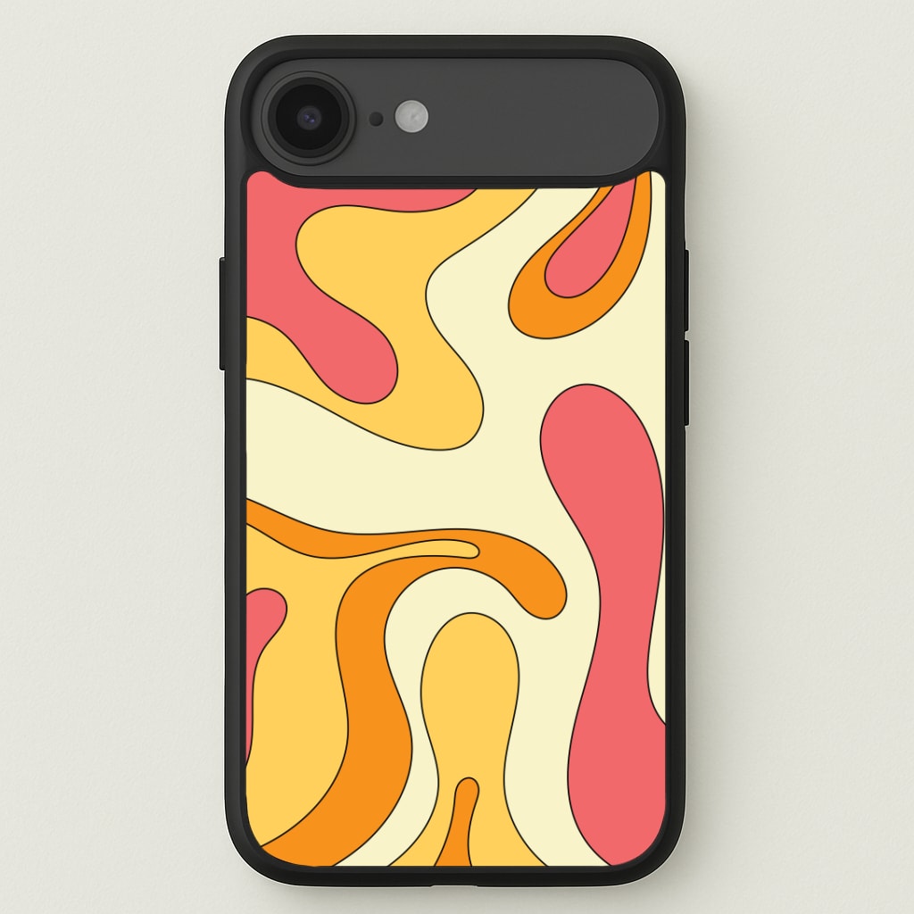 Pastel Waves Abstract Pattern Phone Case