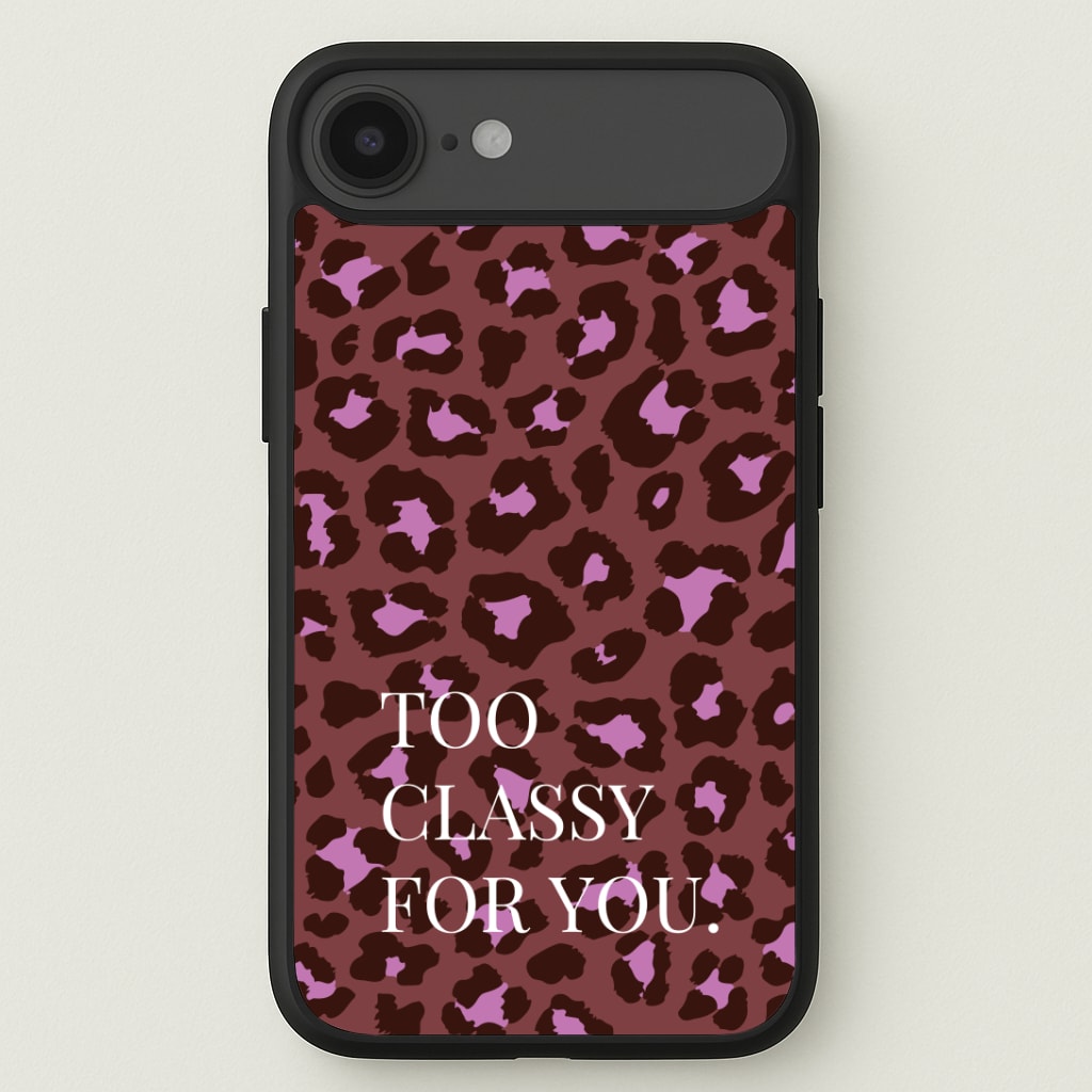 Too Classy Cheetah Print Phone Case