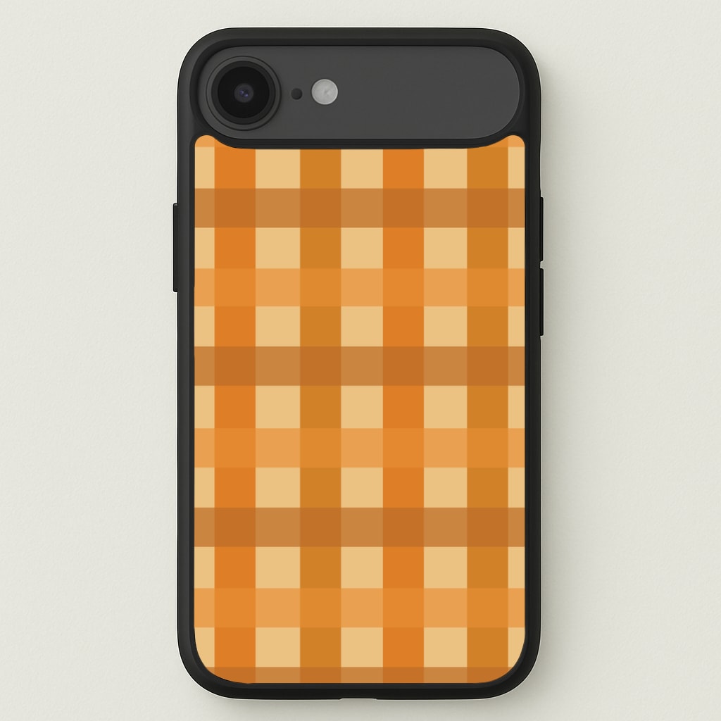 Orange Plaid Pattern- Autumn Phone Case