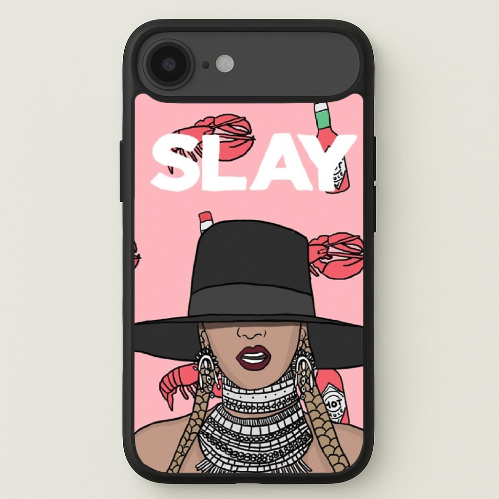 Slay - Queen B Cartoon Phone Case