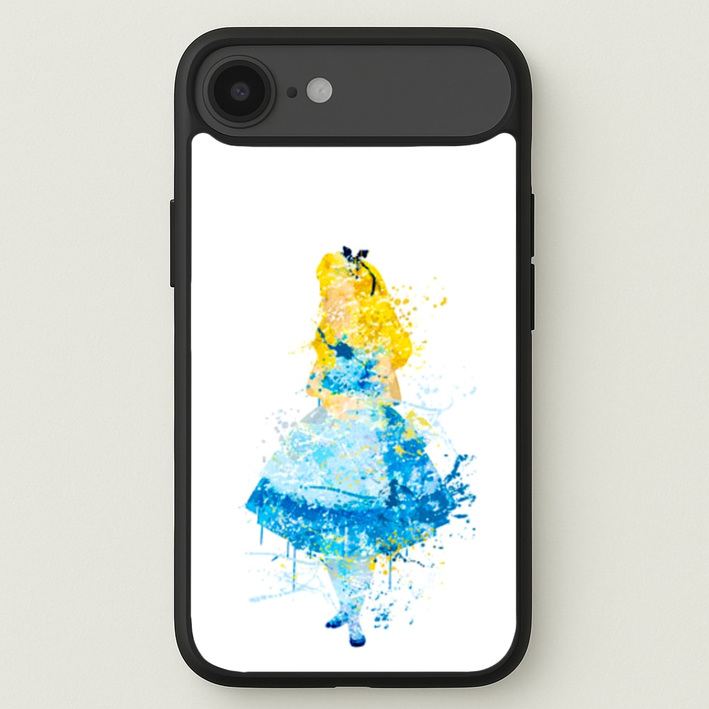 Watercolour Alice in Wonderland Fairytale Phone Case