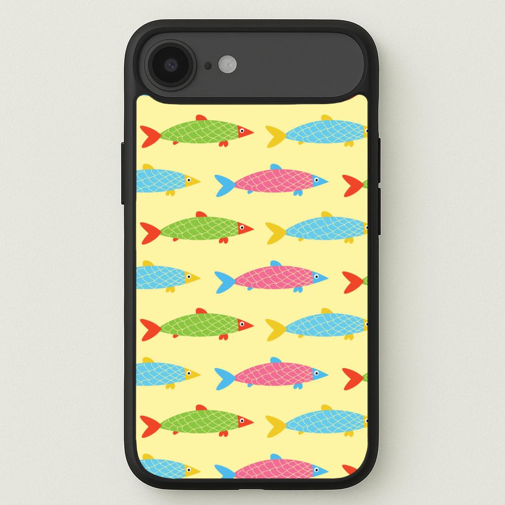 Colourful Cartoon Fish Pattern Phone Case
