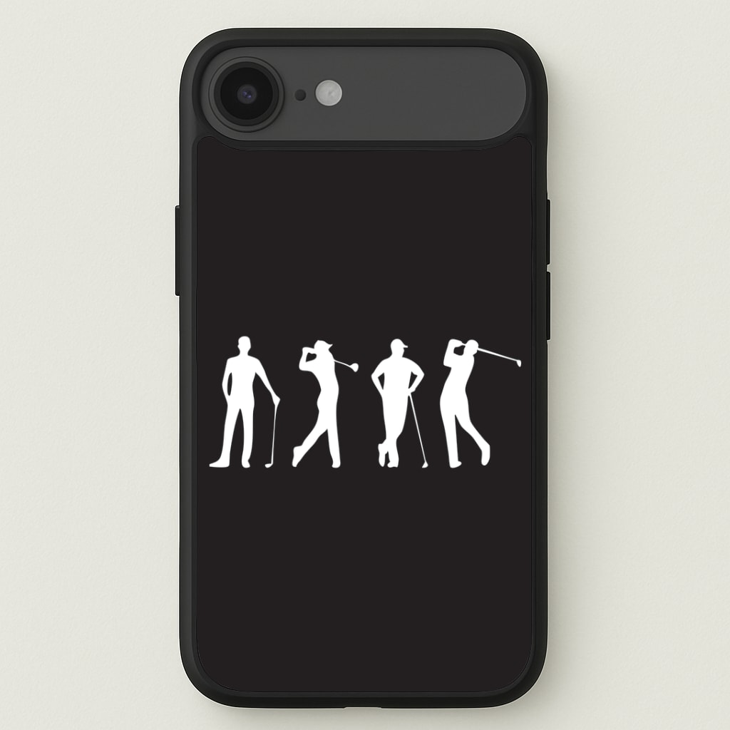 Golf Silhouettes Phone Case