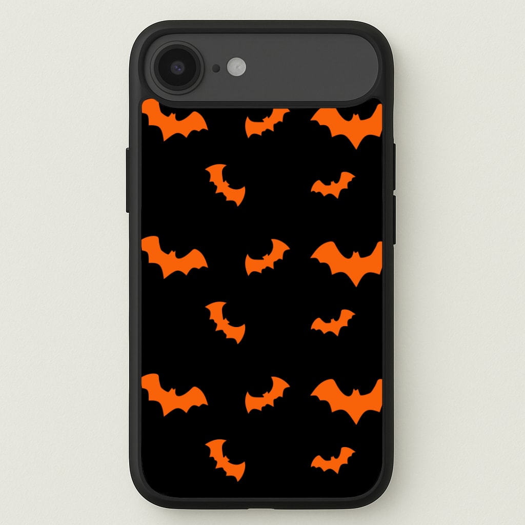 Orange Bat Phone Case
