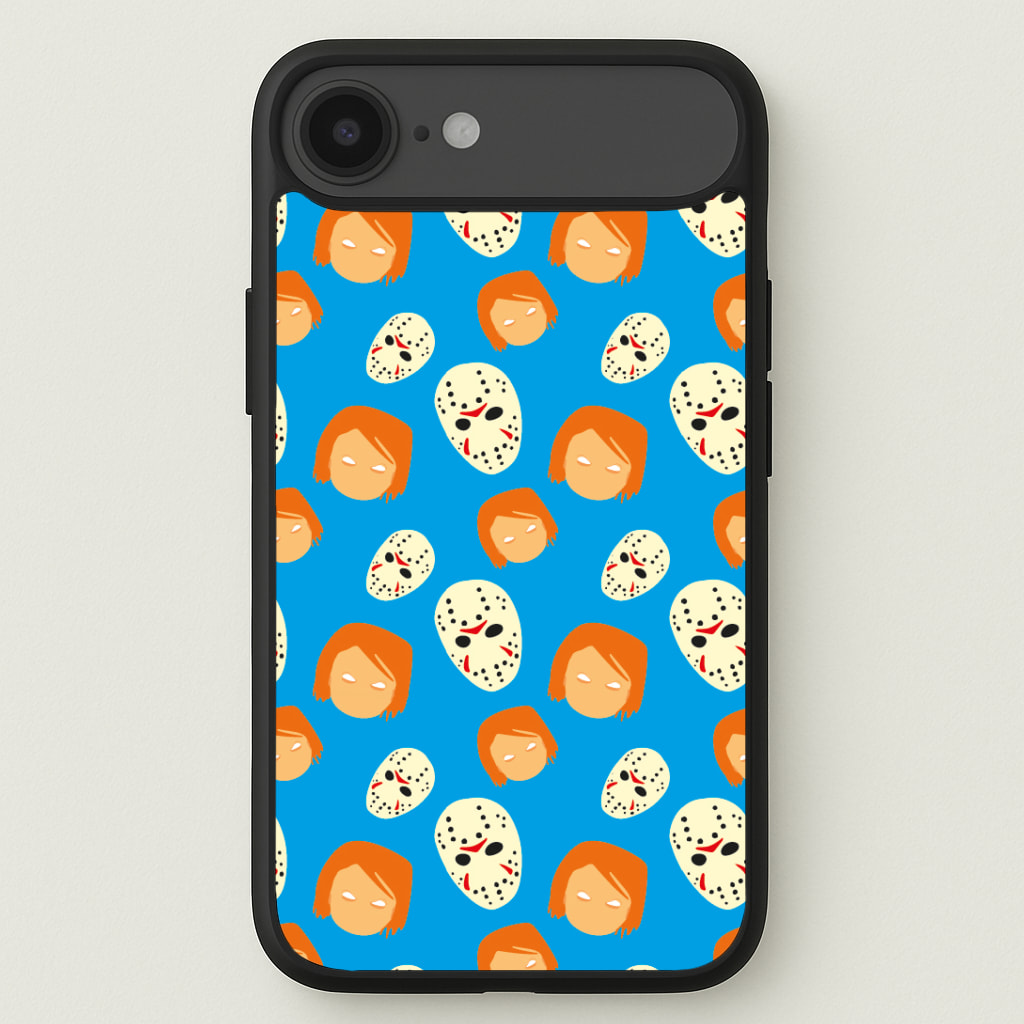 Chucky And Jason Pattern - Halloween Phone Case
