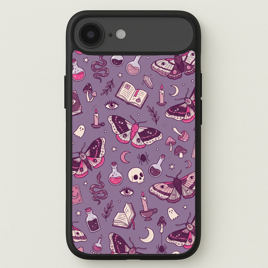 Purple Witchy Doodles Phone Case