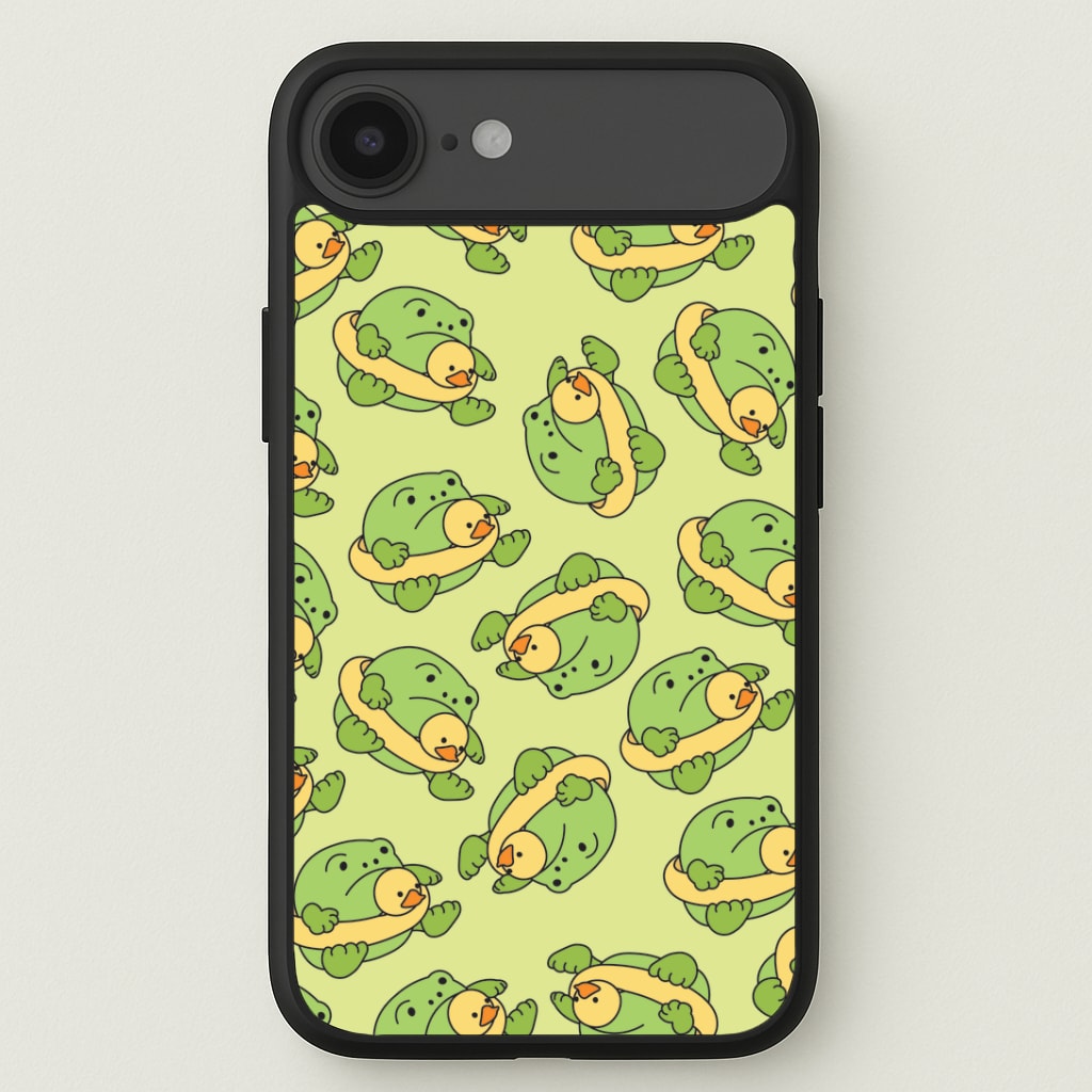 Frog Pattern - Plushy Phone Case