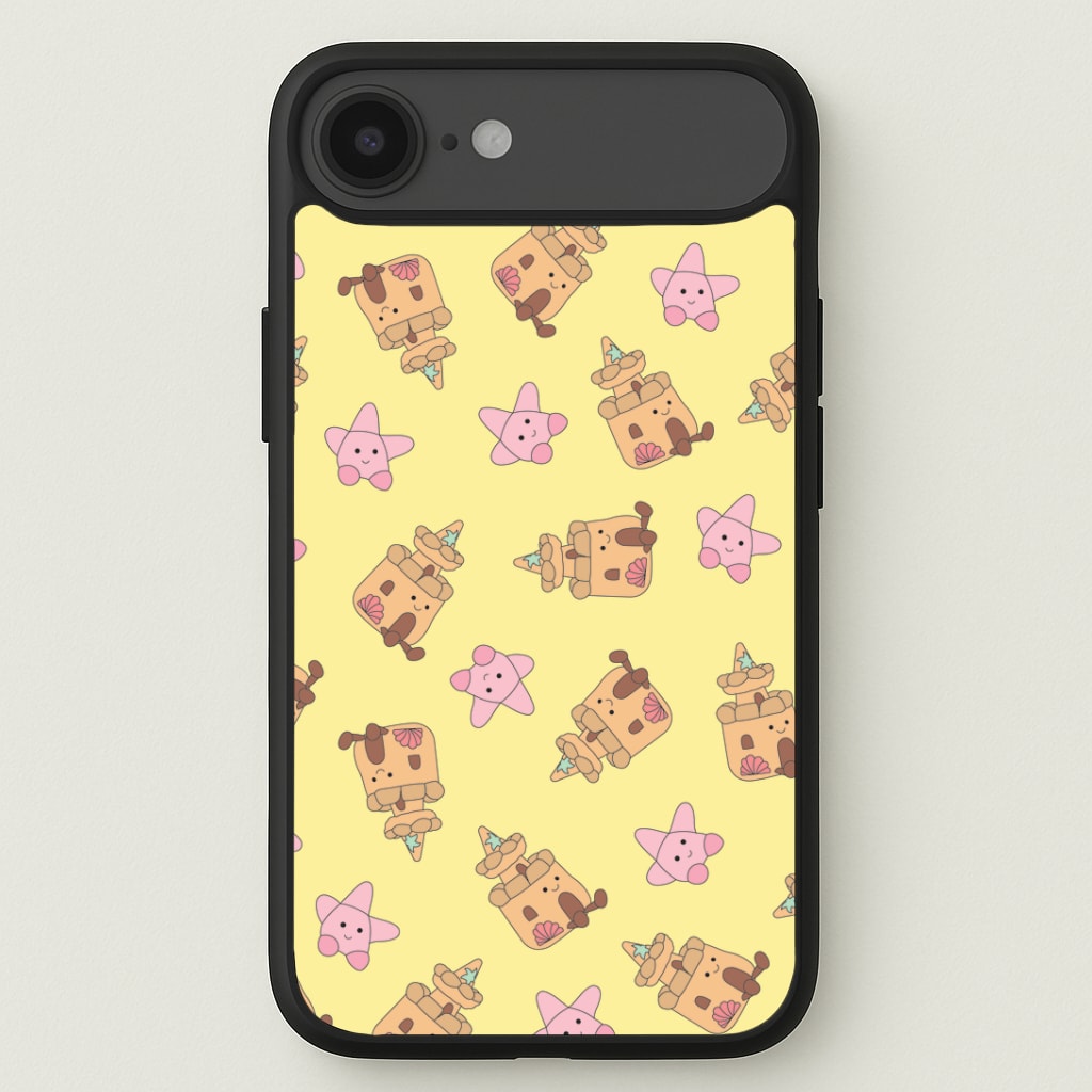 Sandcastles And Stars Pattern Phone Case