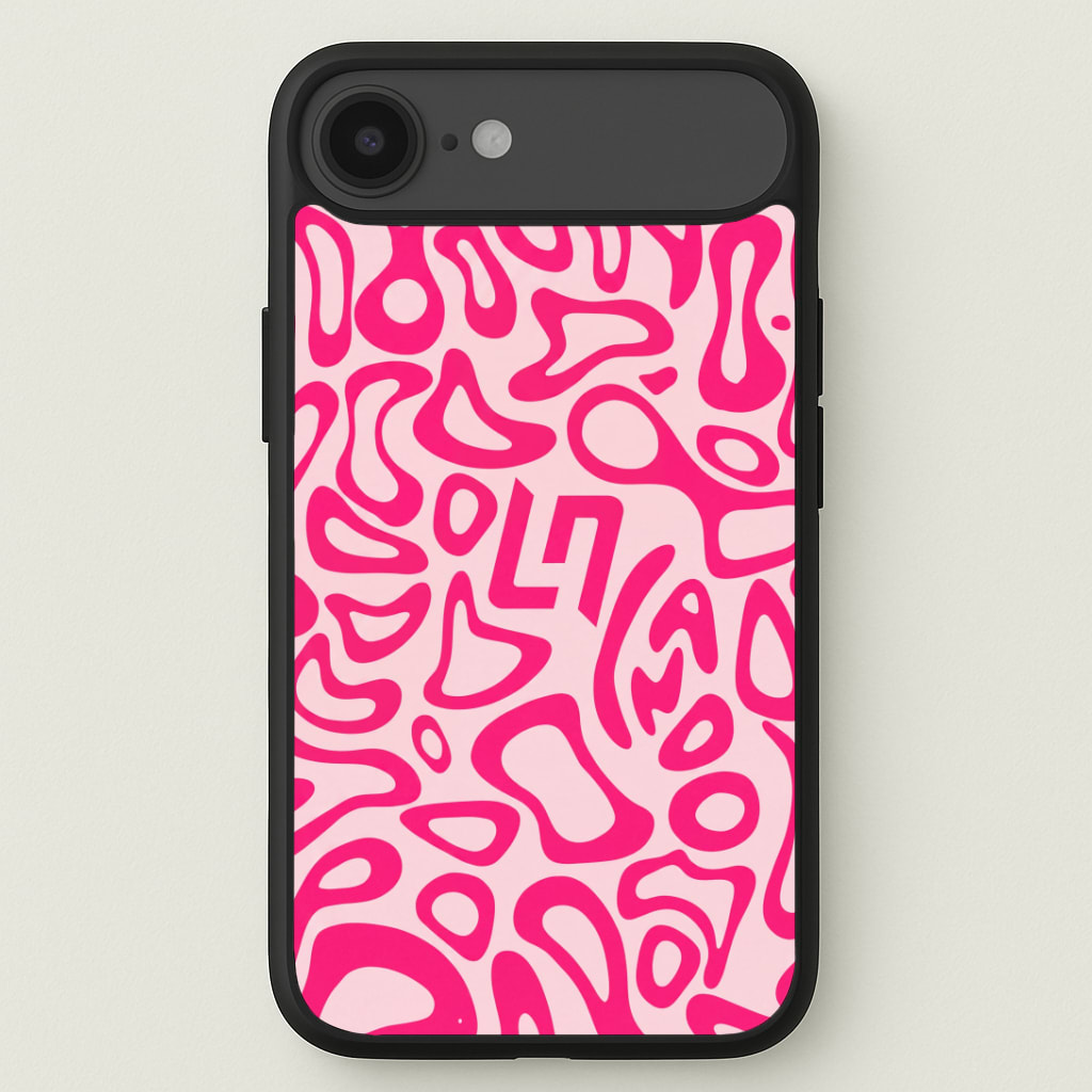 Norris Helmet Pattern - Pink Phone Case
