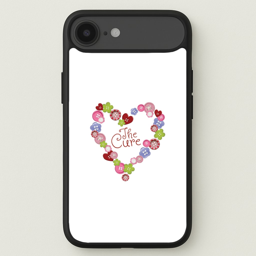 Button Heart Phone Case