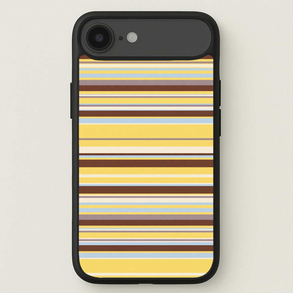 Cocoa Blue Stripe Phone Case