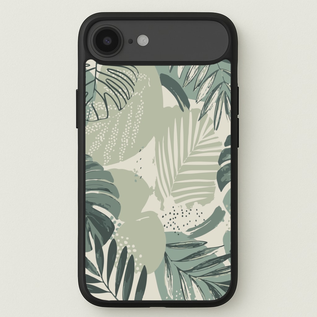 Green Leaf Pattern - Foliage Phone Case