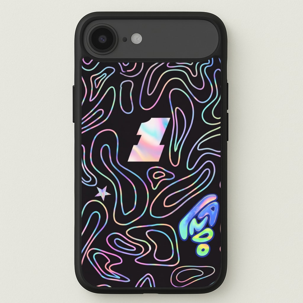 Black and Neon Norris Phone Case