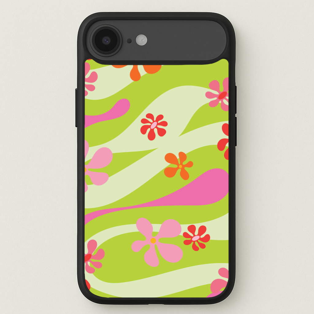 Retro Flowers Pattern Phone Case