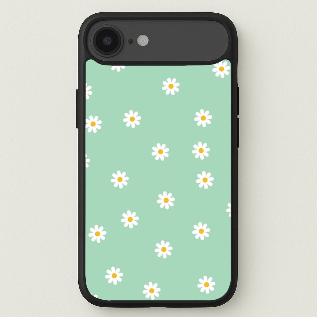 Teal Daisies Phone Case