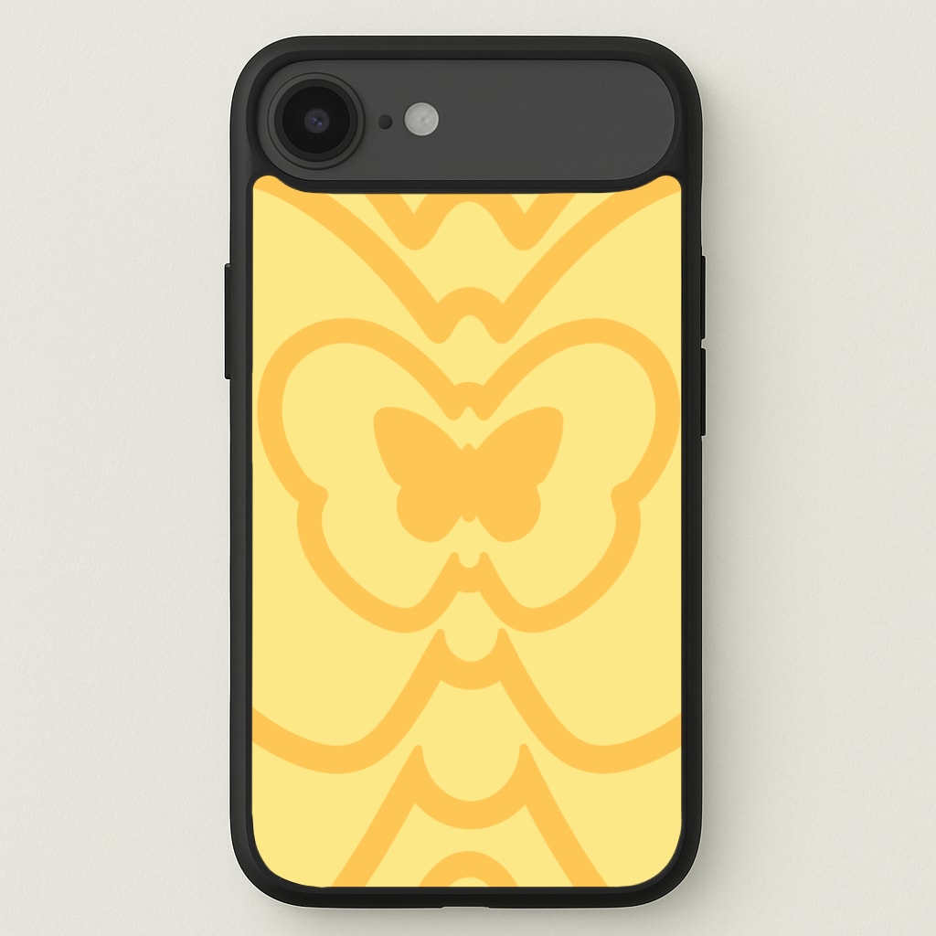 Abstract Orange Butterfly Phone Case