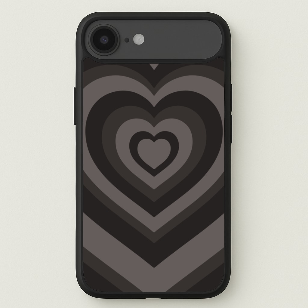 Abstract Black Heart Phone Case