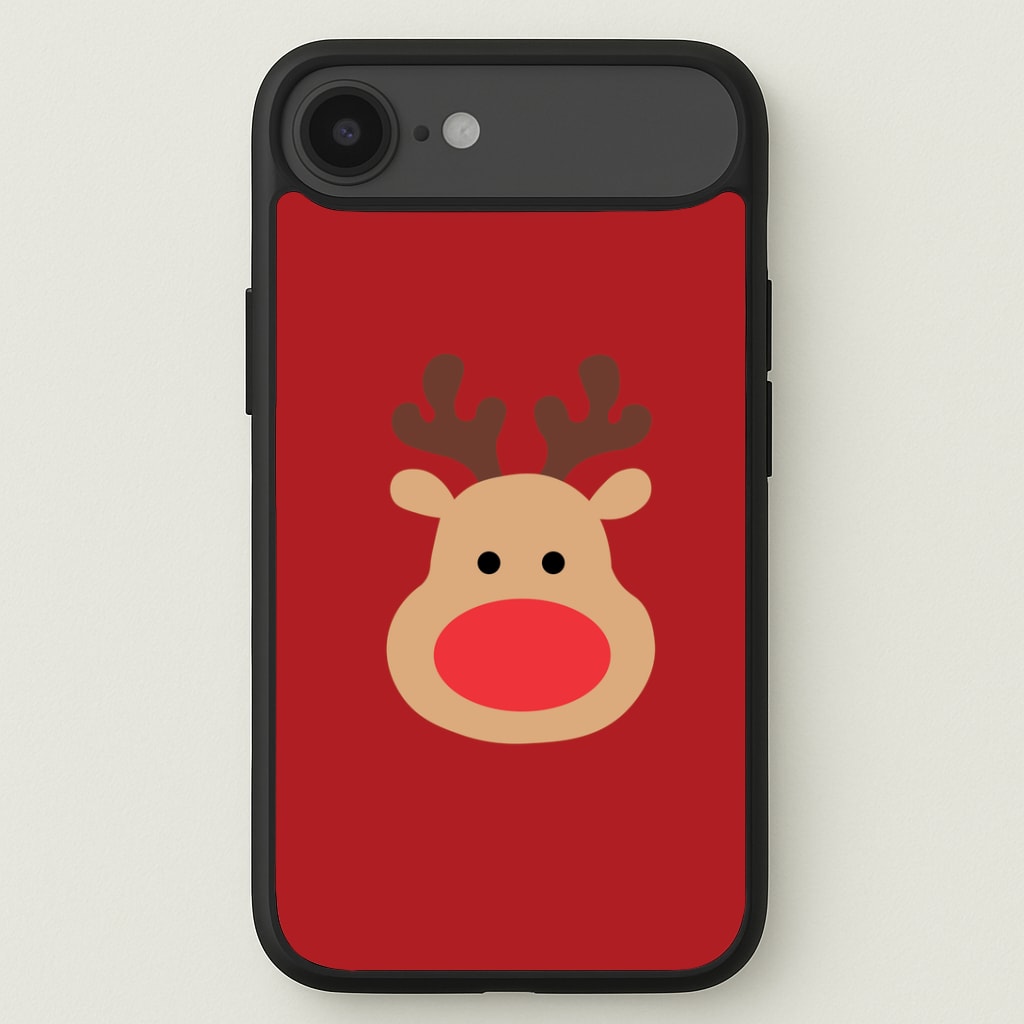 Rudolph Face - Christmas Phone Case