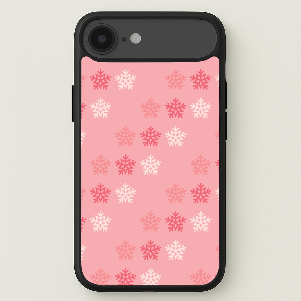 Red Slowflakes Christmas Pattern Phone Case