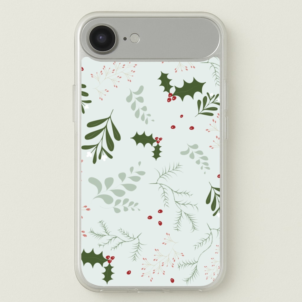 Christmas Floral Pattern Phone Case
