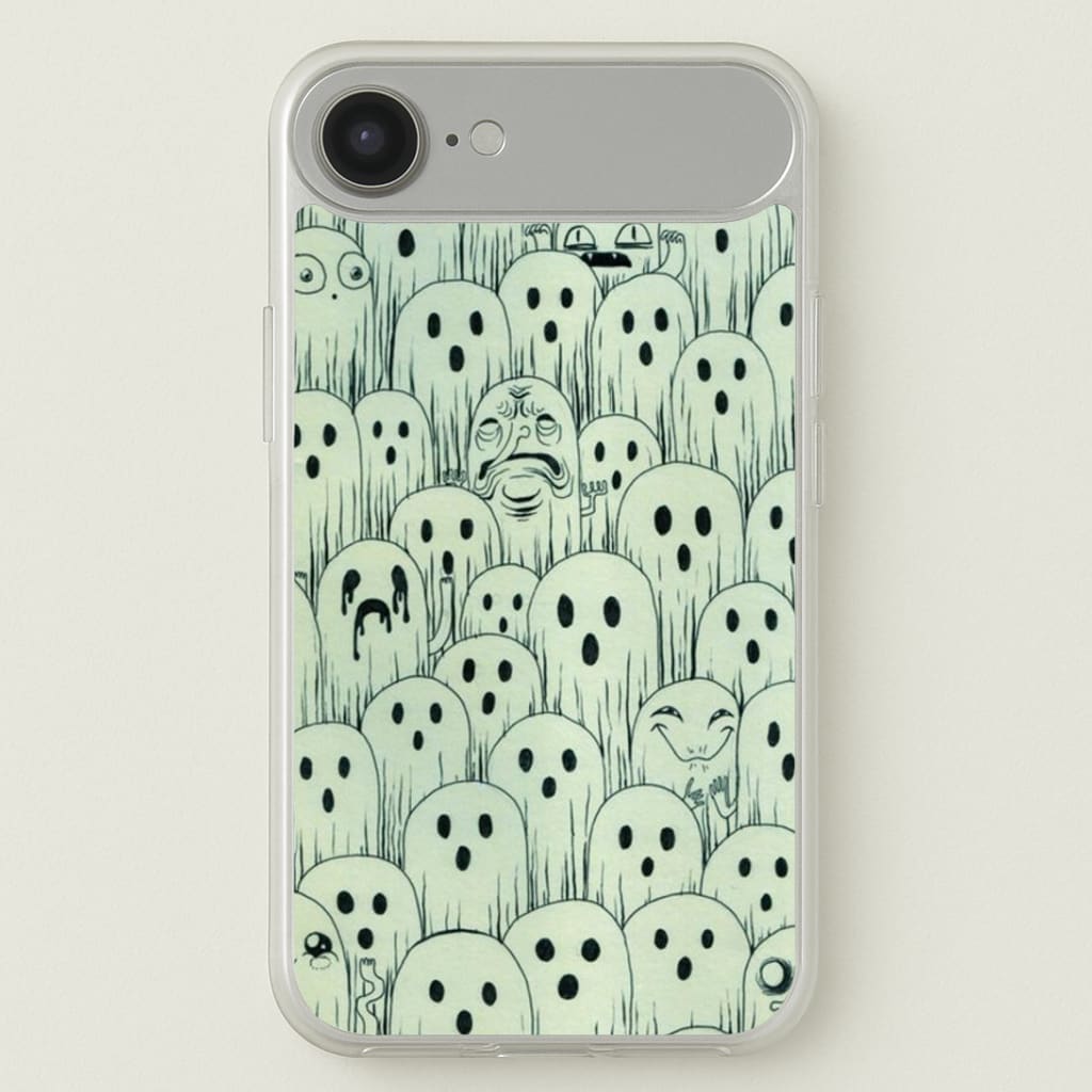 Droopy Ghost Pattern Phone Case