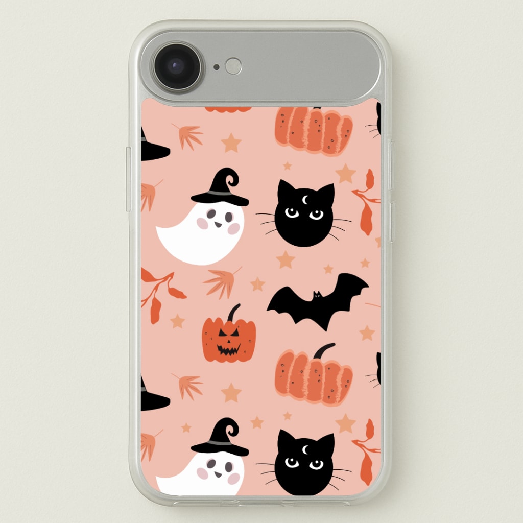 Pretty Pink Halloween Pattern Phone Case
