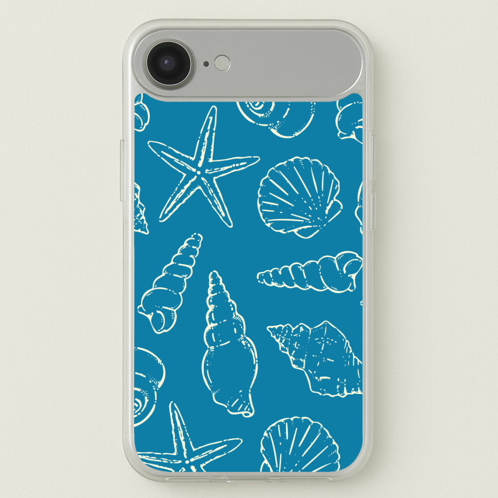 Sketched Shells Pattern Phone Case