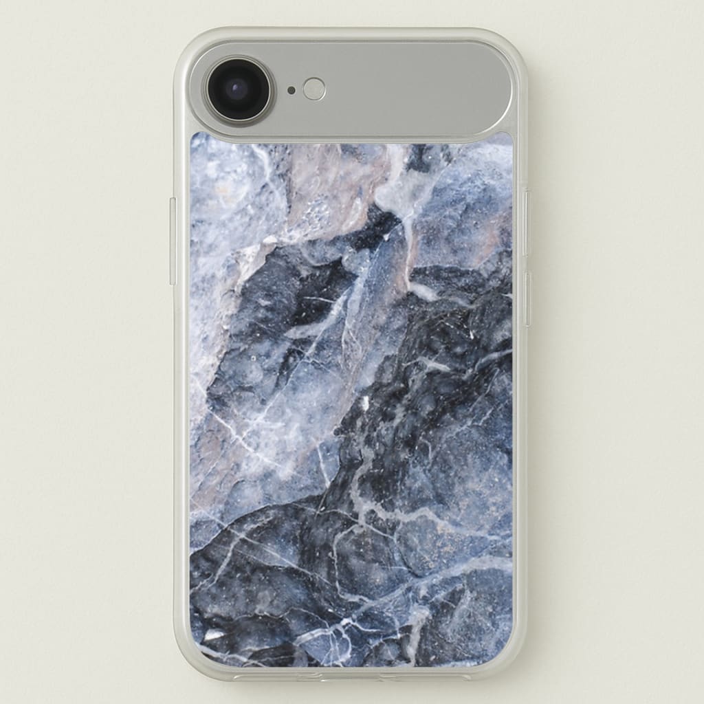 Grey and White Marble Phone Case