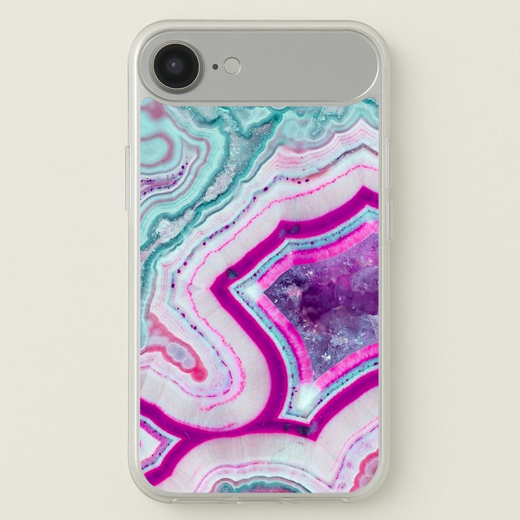 Purple Geode Pattern Phone Case