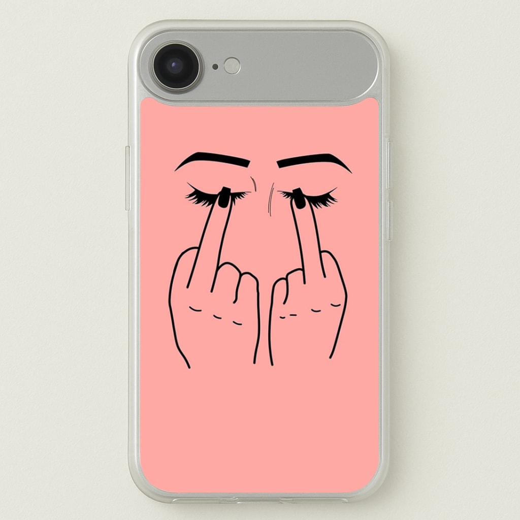 Middle Finger Eyes Phone Case