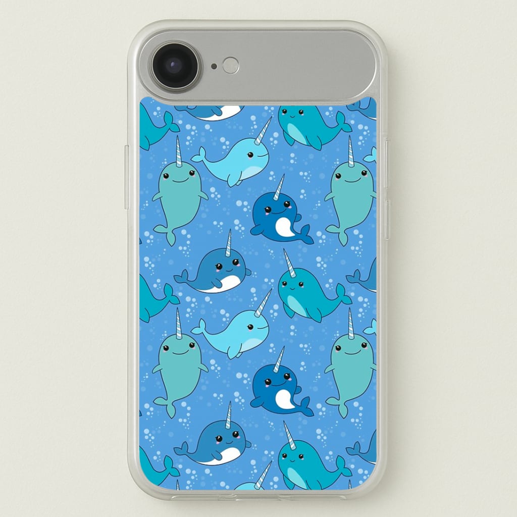 Narwhal Pattern Phone Case