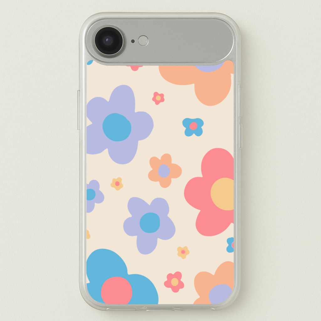 Playful Flower Pattern Phone Case